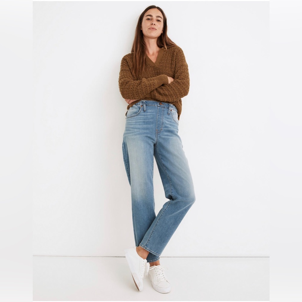 Madewell Pull-On Jeans in Keefe Wash
